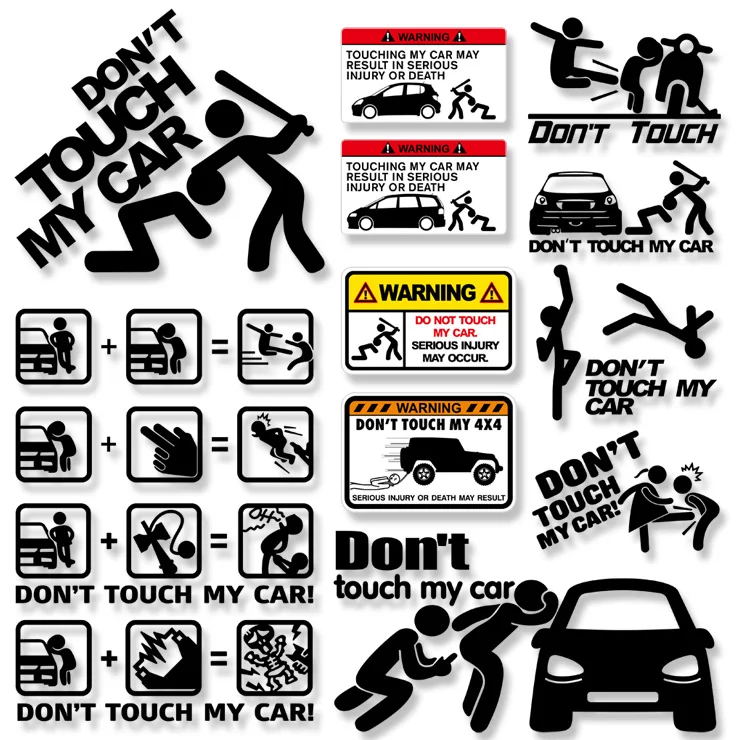

Автомобильные наклейки, забавные наклейки, не трогай меня, наклейки для тела, креативные наклейки на стекло