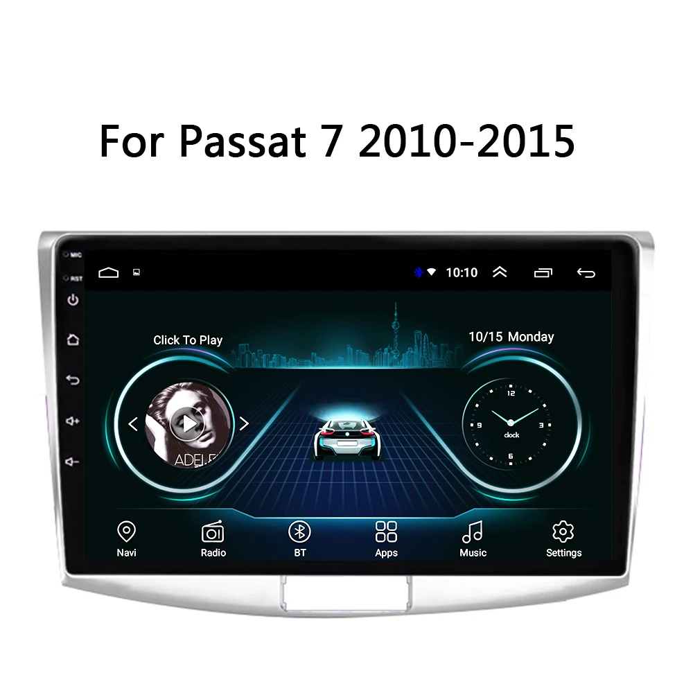 

Car Radio For Volkswagen Passat 7 B7 2010 2011 2012-2015 DVD Multimedia system vehicle GPS support FM carplay Android 8.1 10