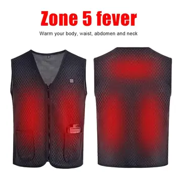 

Outdoor Heated Jacket Heating Vest Hiking Clothing USB Charging Intelligent Electric Heated Vest Heating Clothes Submersible