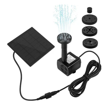 

Solar Fountain Pump For Birdbath 1.4W Solar Powered Water Pump Panel Kit For Garden With Floating Board