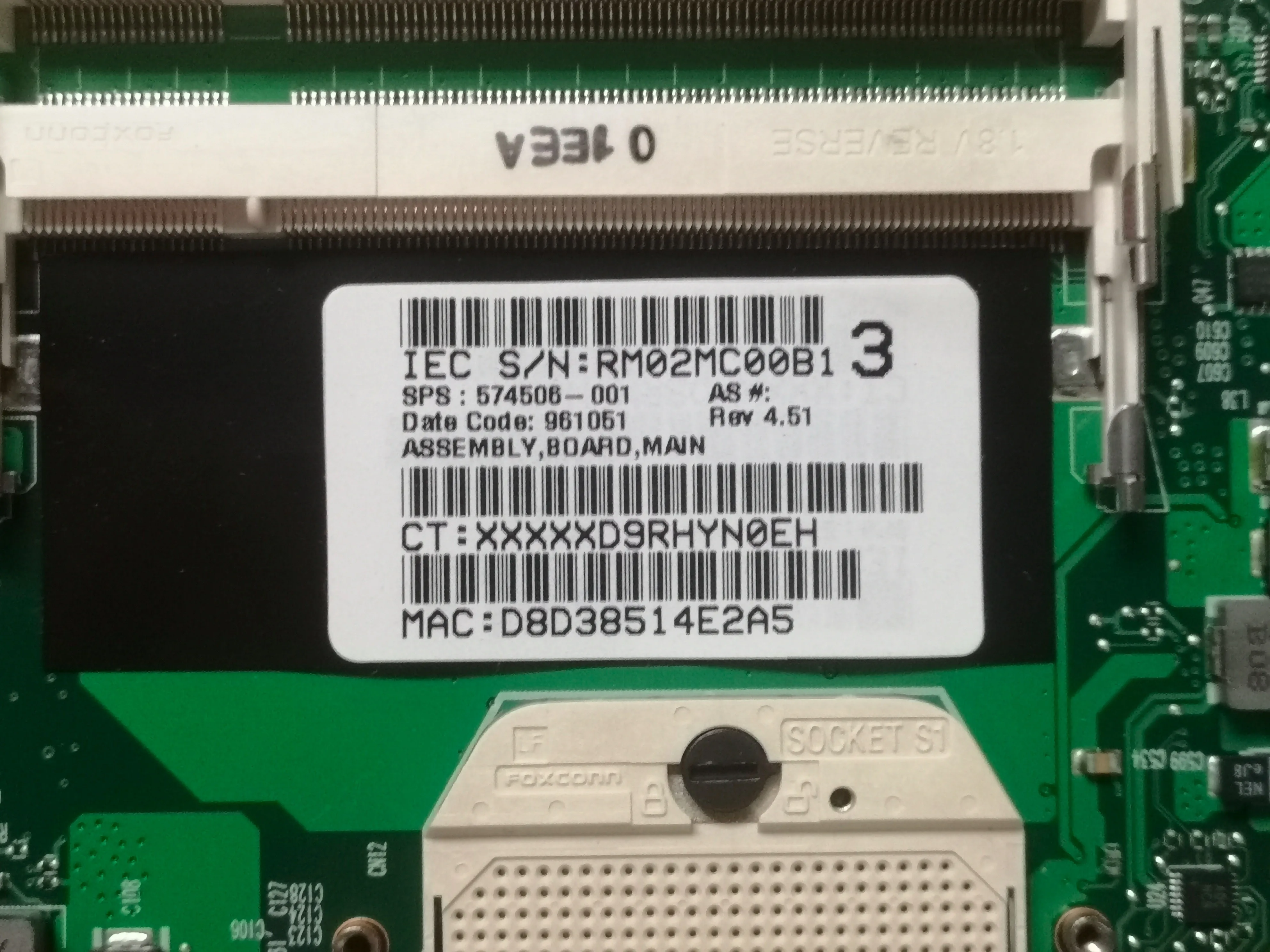 Материнская плата для ноутбука hp ProBook 4416s 4515s 574506-001 585221-001