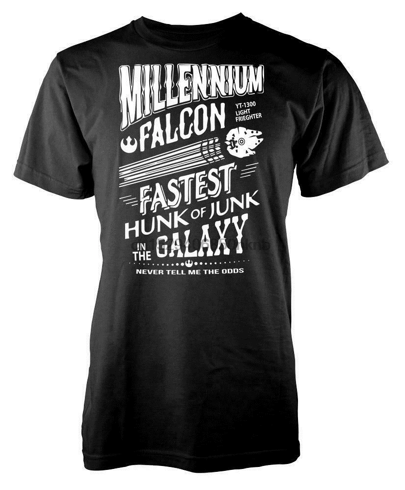 Millennium Falcon The Fastest Hunk Of Junk In Galaxy Adult T Shirt |