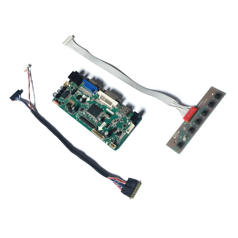 Fit LTN156AT02-A02/A04/D01/D04/D09 40 Pin LVDS матрица 60Hz WLED 1366*768 VGA DVI M.NT68676 комплект для