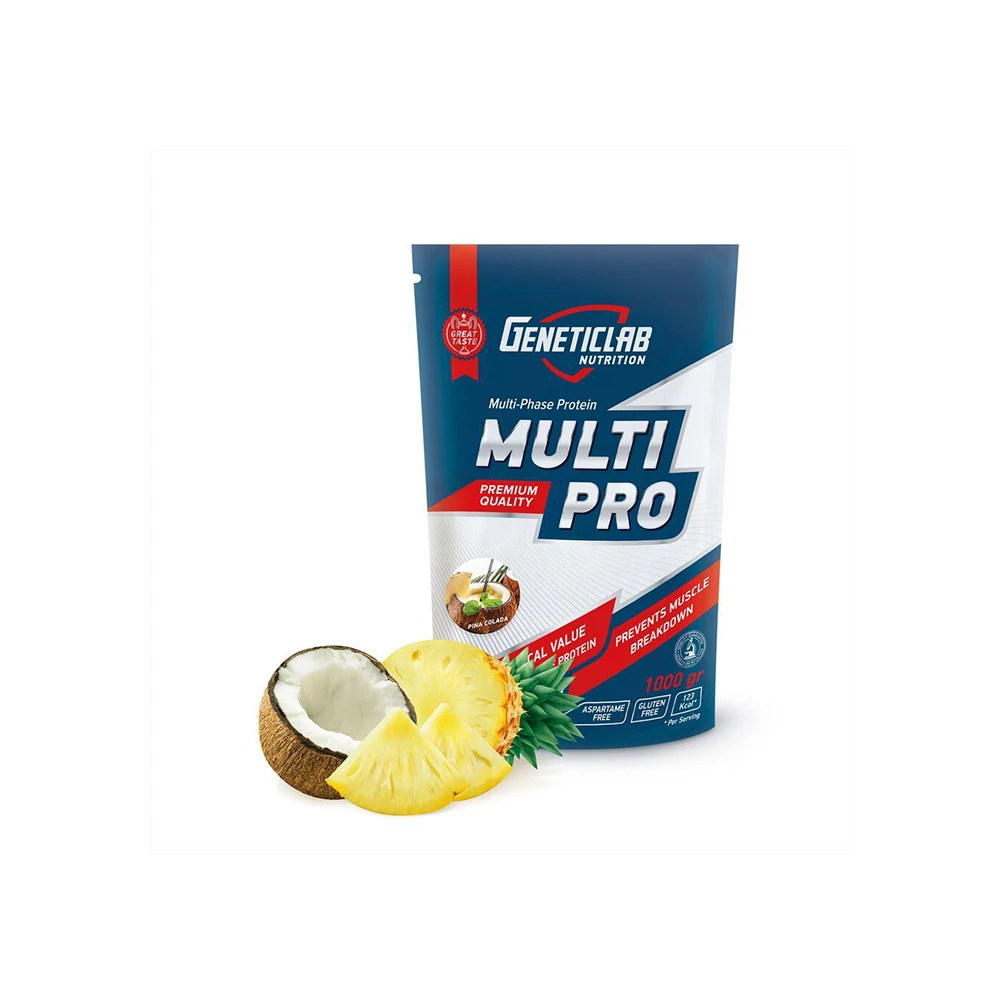 Комплексный протеин GeneticLab Nutrition Multi Pro 1000 грамм Россия Персик со сливками | Спорт и