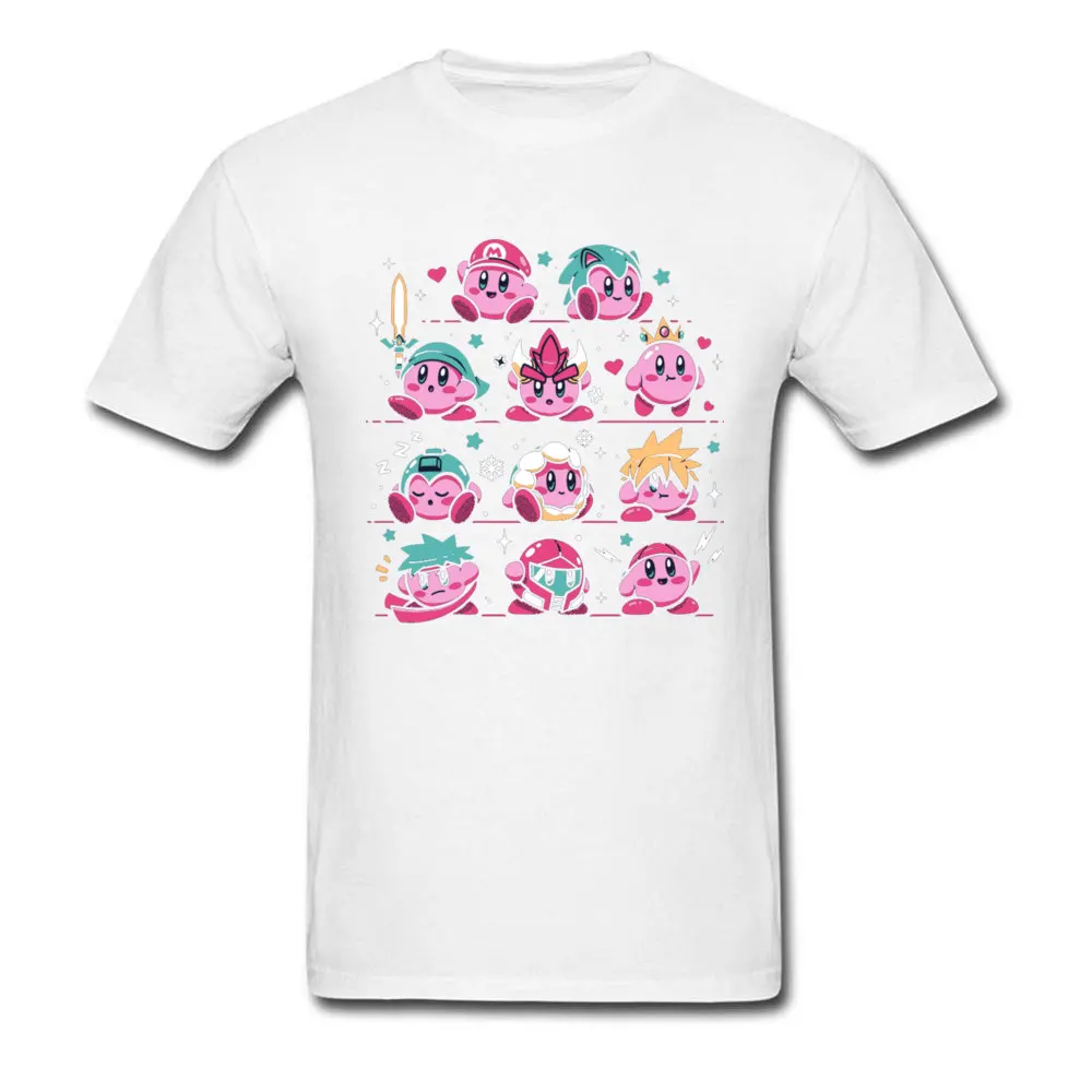 Розовые воины Футболка мужская Jigglypuff футболка Забавный карманный монстр печати