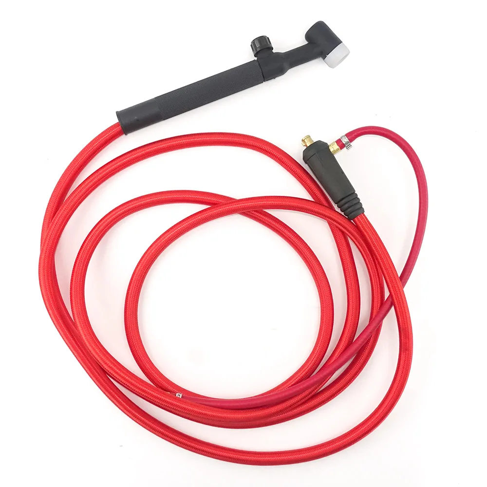 WP17FV TIG Welding Torch 150A 3m Soft Hose Argon Tungsten Arc Flexible Gas Valve Quick Connector WP17 Welder Gun welding torch