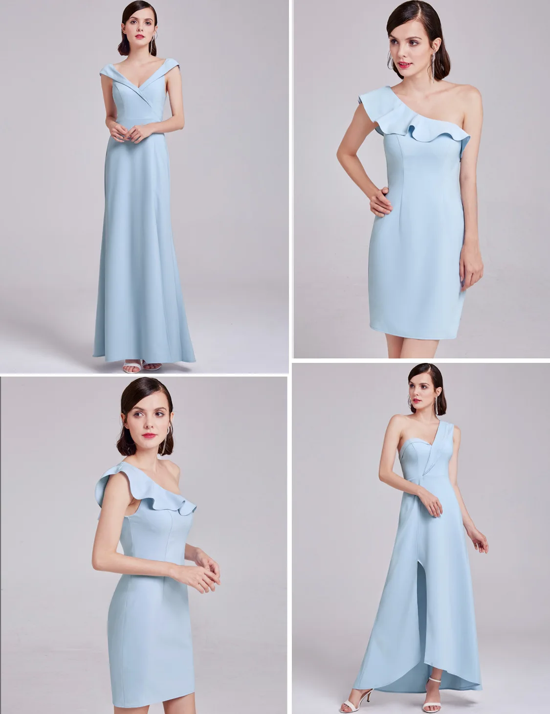 

New Style New Style in Europe And America Sexy Sweet Dress Flounced Sheath Dress