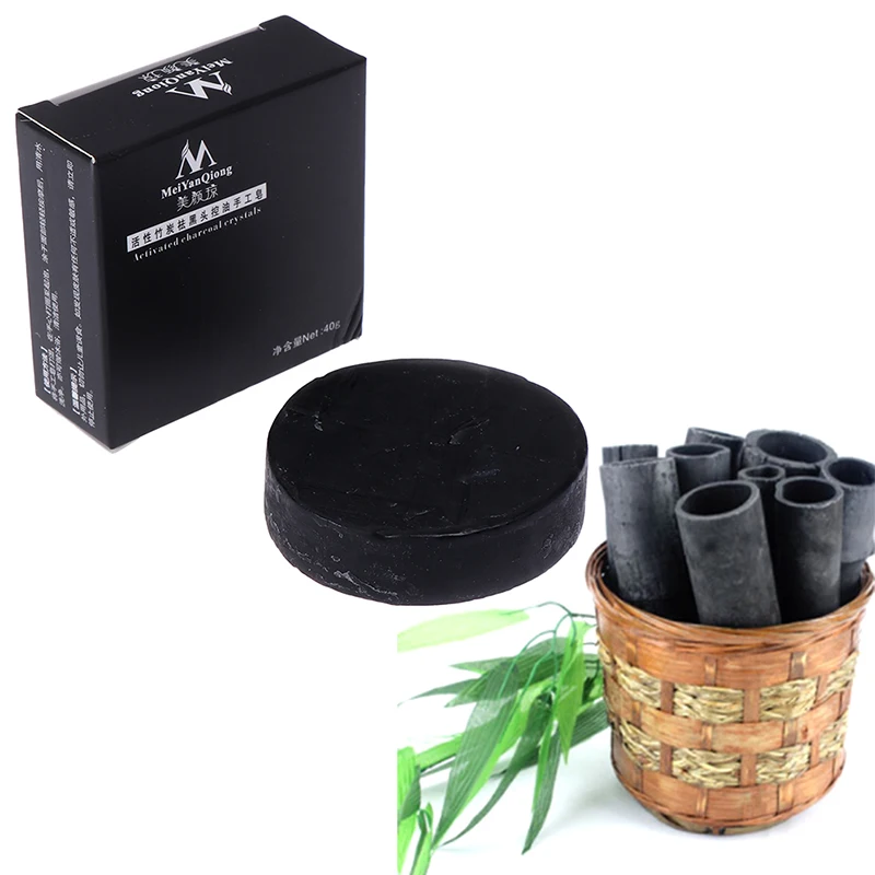 Natural Bamboo Charcoal Whitening Soap Skin Blackhead Remover Whitening Acne Treatment Oil Control Soaps Skin Care Treatment
