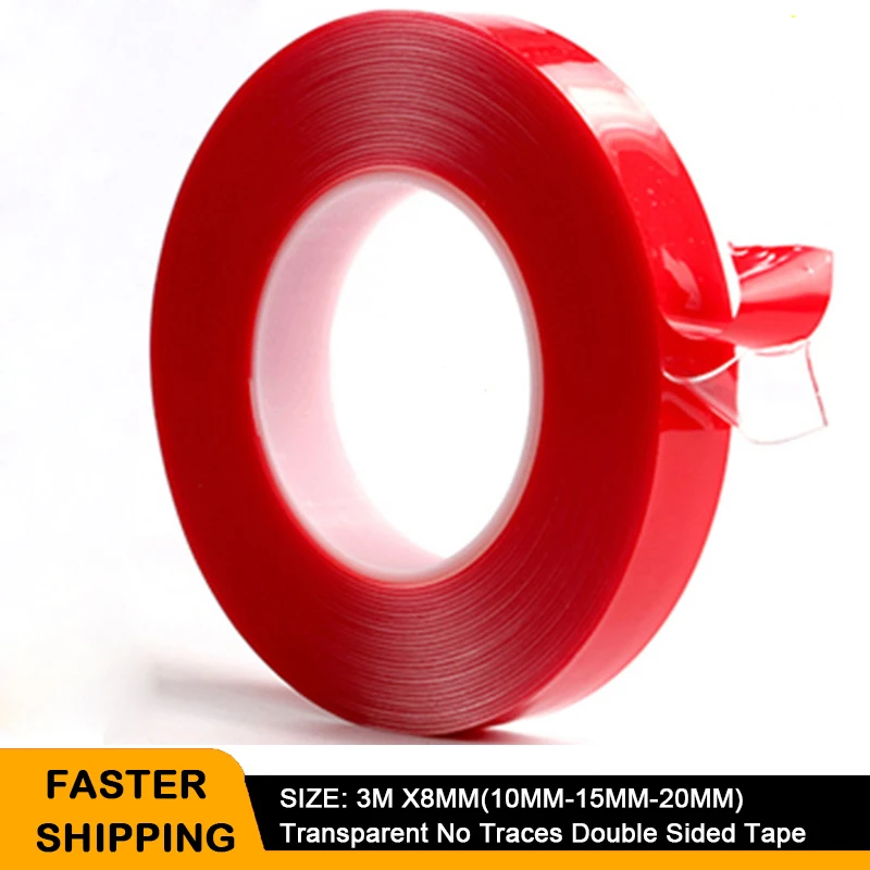 Автомобильные наклейки 3 м Super Fix Red двухсторонняя защитная самоклеящаяся лента