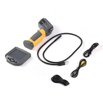 

Accurate Efficient 60°Viewing Angle 6 Adjustable High-intensity LEDs 360° Rotation 3.8 inch Color LCD Portable Video Borescope