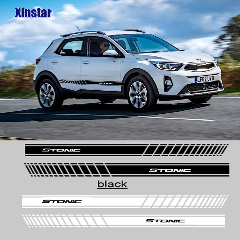 2 шт./лот наклейка на боковой кузов автомобиля для kia stonic | Автомобили и мотоциклы