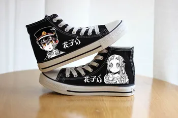 

TV Animation Toilet-Bound Hanako-kun Cosplay Shoes Printed Yugi Amane Nene Yashiro Casual Canvas Shoes