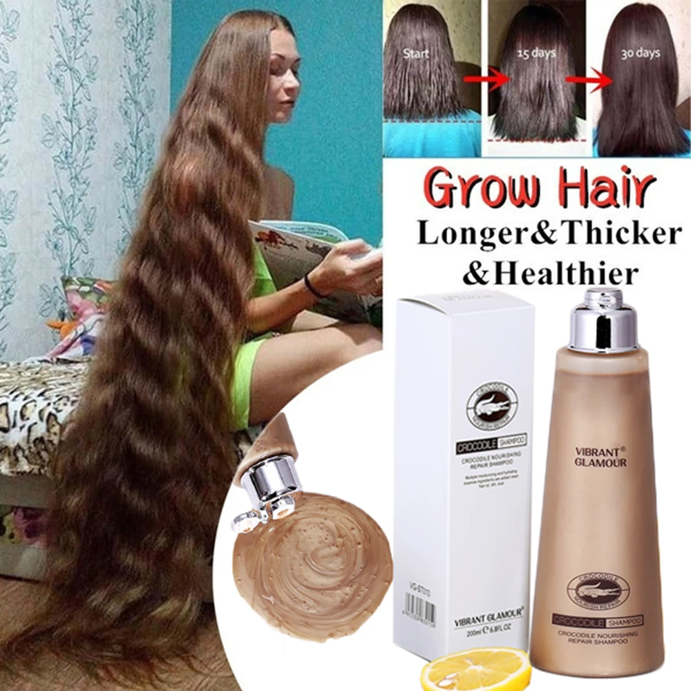 200ml Crocodile Hair Growth Shampoo Anti Hair Loss Treatment Fast Growth  Longer Thicker For Men Women Best Hair Growth Products - Hair Loss Product  Series - AliExpress