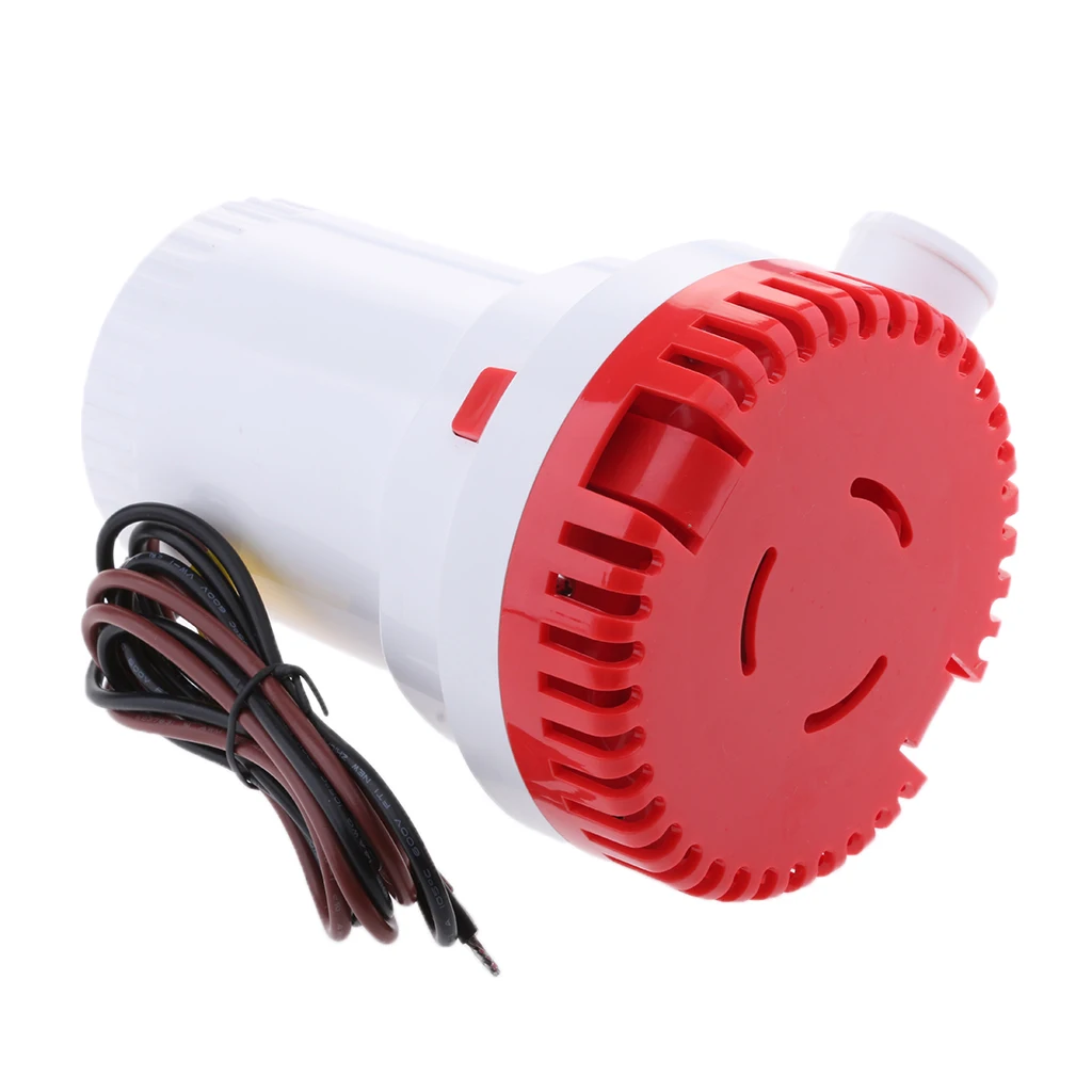 Boat Bilge Pump 24V 1500GPH Automatic Impeller Pump For Marine RV Industrial