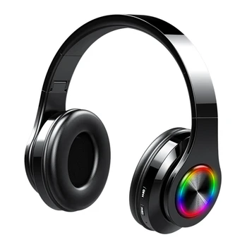 

T6 Wireless Bluetooth Headband Game Headphone Headset 5.0 Deep Bass Stereo Noise Reduction Gaming Headsets for Mobile