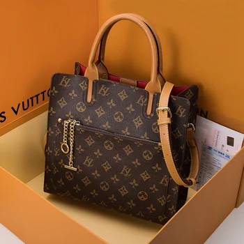 

Genuine Leather Handbags 2020 New Tote Bag Casual Big Bag Large Capacity Diagonal Portable All-match Shoulder Bag Designer Bag