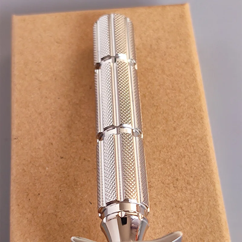 Dscosmetic Destroyer 316L stainless steel safety razor handle 4