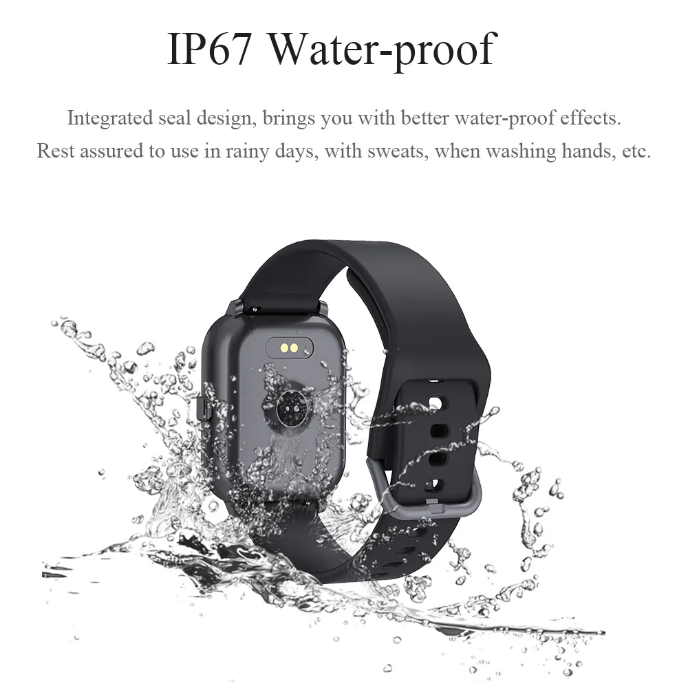Смарт-часы на Android, мужские водонепроницаемые Смарт-часы для женщин, фитнес-браслет, водонепроницаемый браслет T55 Pk P70 B57 для телефонов