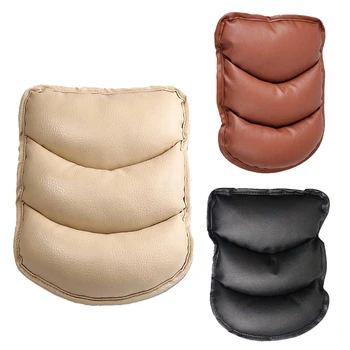

PU Soft Leather Car Center Console Cushion(11X 8.6 Inches) Vehicle Seat Cushions Armrest Pillow Pad for Car Motor Auto Vehicle,