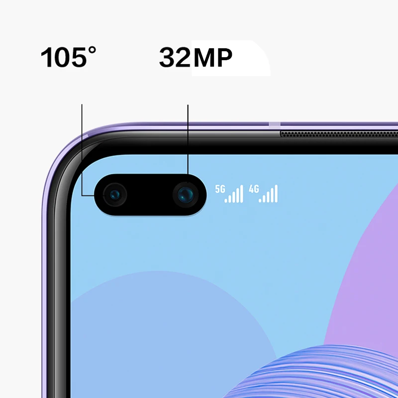 Huawei Nova 6 8 Гб 128 Гб Смартфон 40 МП AI камера s мобильный телефон 32 МП фронтальная камера 6,57 ''полный экран Kirin 990 Android 10
