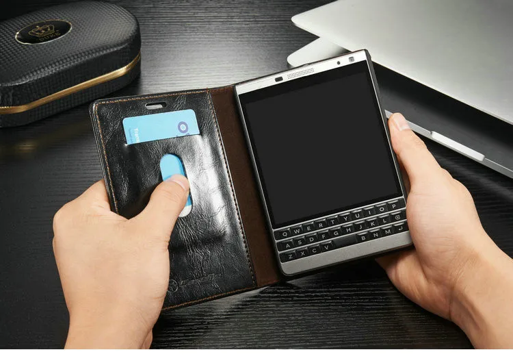 Брендовый кожаный чехол для Blackberry Passport 2, роскошный флип-чехол с подставкой и отделением для карт, чехол-кошелек для паспорта 2, чехол для телефона, Coque