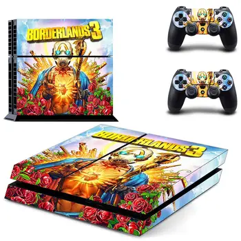 

Game Borderlands 3 PS4 Skin Sticker Decal Vinyl for Playstation 4 Console and 2 Controllers PS4 Skin Stickers