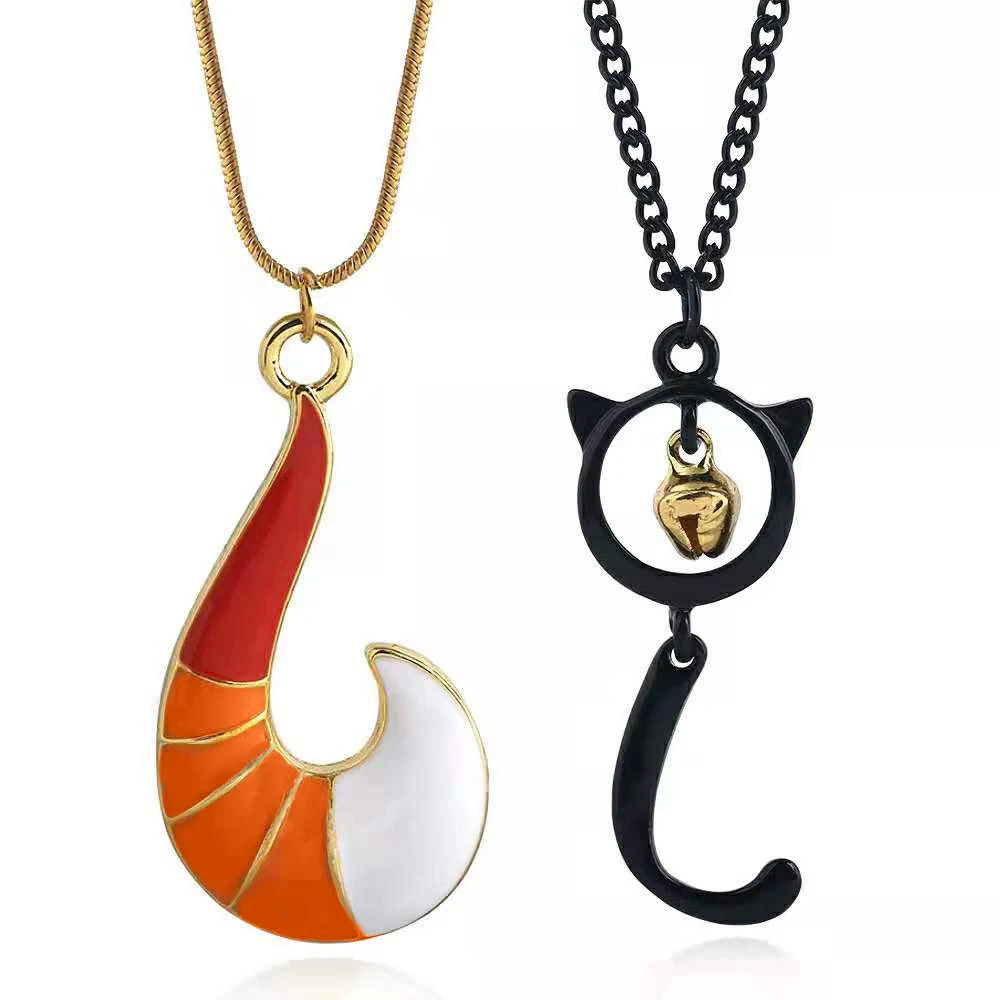 Ladybug Fox Pendant Necklace For Women 