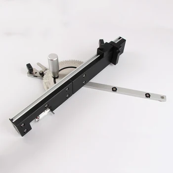 

New Miter Gauge And Box Joint Jig Kit With Adjustable Flip Stop Aluminum Handle Wood Working DIY Tool Kit w Logo