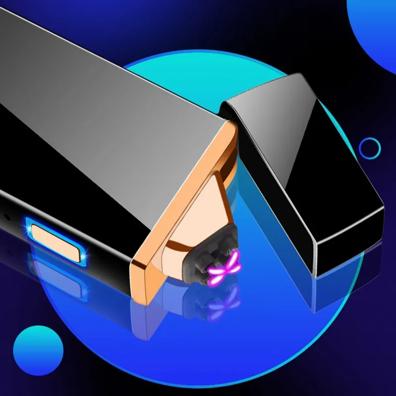 Новинка 2019 двухдуговая плазменная зажигалка металлические электрические