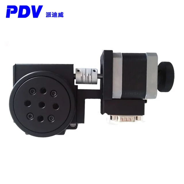 Px110-60 Elektromos Forgó Táblázat 360 Fokos Szög Beállító Forgóasztal - Image 2