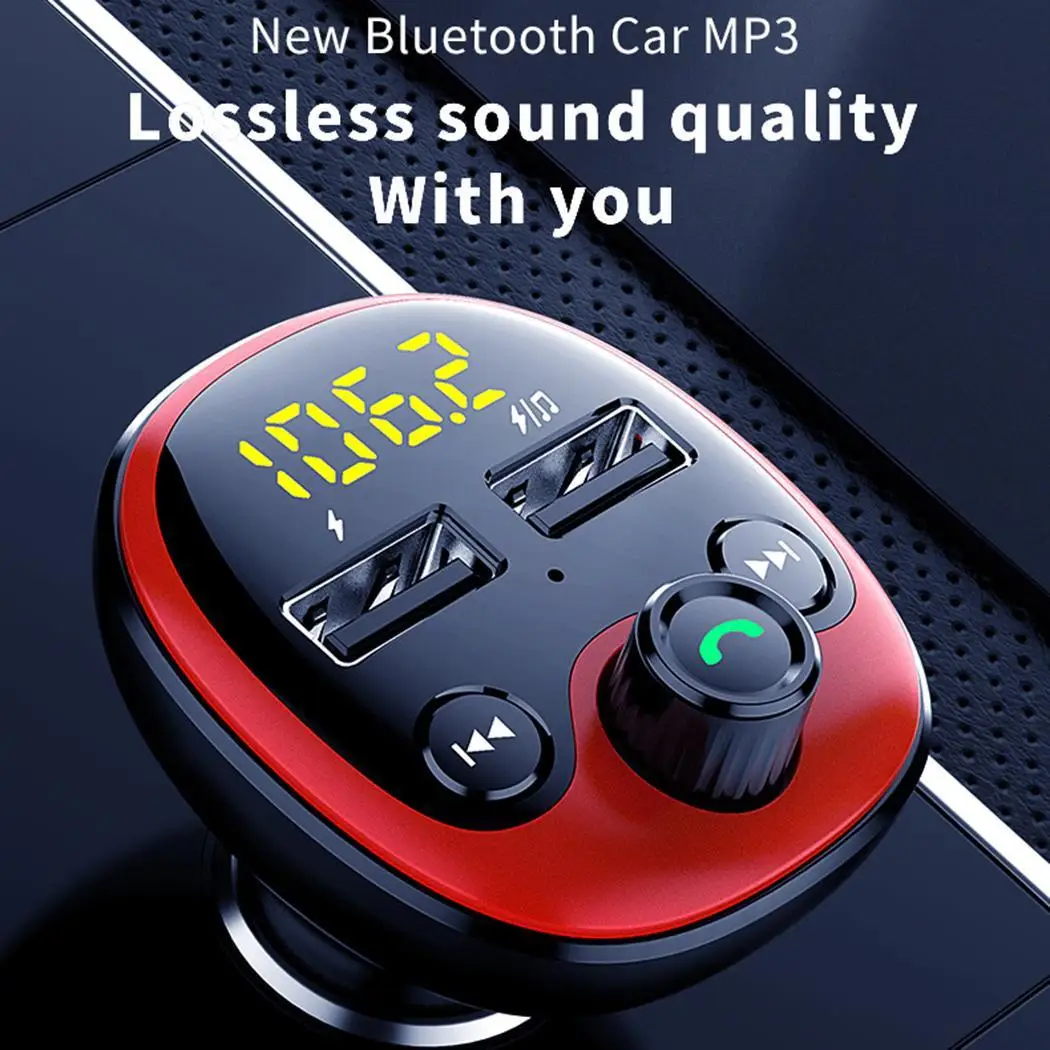 Двойной usb порт Авто прикуриватель Bluetooth 12-24V 3.1A 36g 24 часа 12 V-24 V модели MP3 передатчик