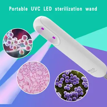 

Portable USB Disinfection UV Lamp Home Living Room LED Ultraviolet Sterilization Germicidal Bacterial Disinfect Virus Lights