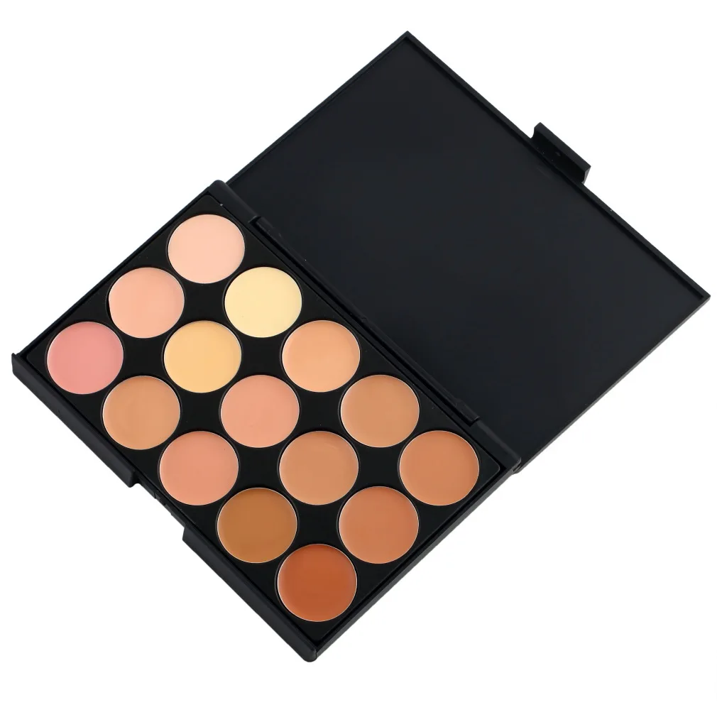 

15 Color Professional Makeup Facial Concealer Camouflage Palette Eyeshadow Salon Facial Cosmetic Beauty Makeup Tools Palette