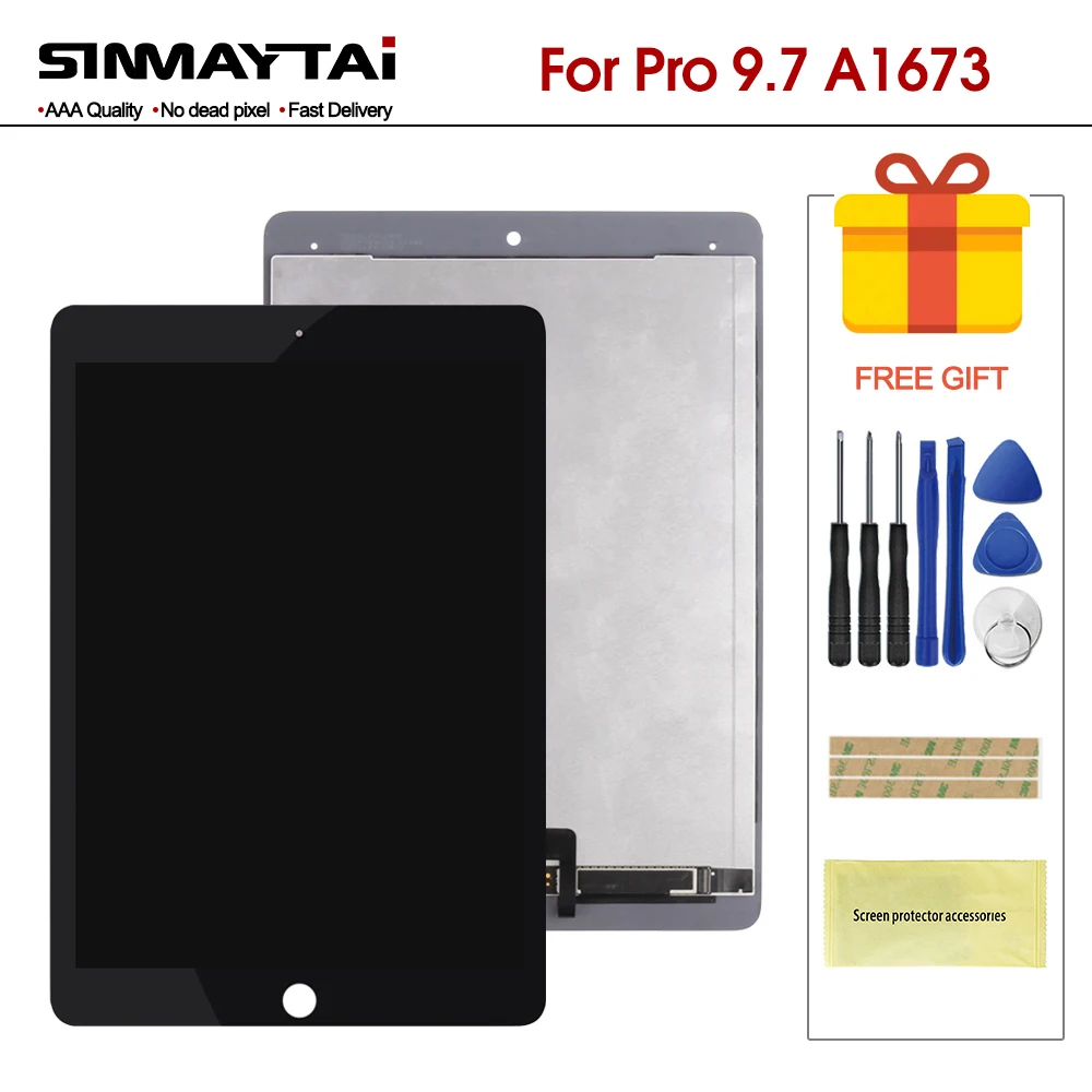 

Original LCD Display For iPad 9.7 A1673 A1674 A1675 Touch Screen Digitizer Assembly Replacement For iPad Pro 9.7 inch LCD
