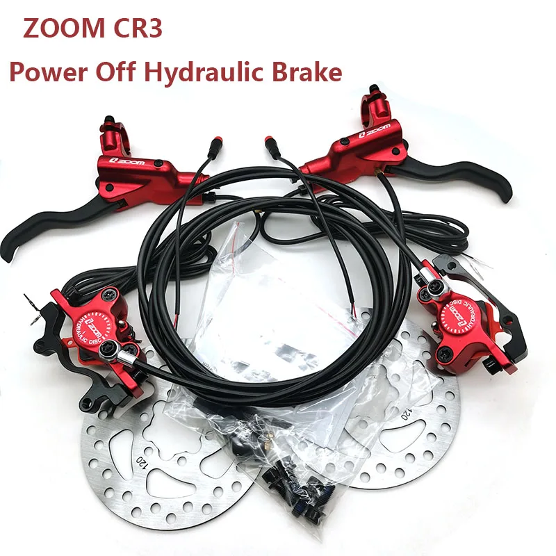 Zoom bike Electric Scooter Power off Control Oil Hydraulic Disc Brake Caliper 2200 2000 1000mm For zero kaabo KUGOO E-bike mountain bicycle disc brake,bicycle disc brake,mountain bike disc brake