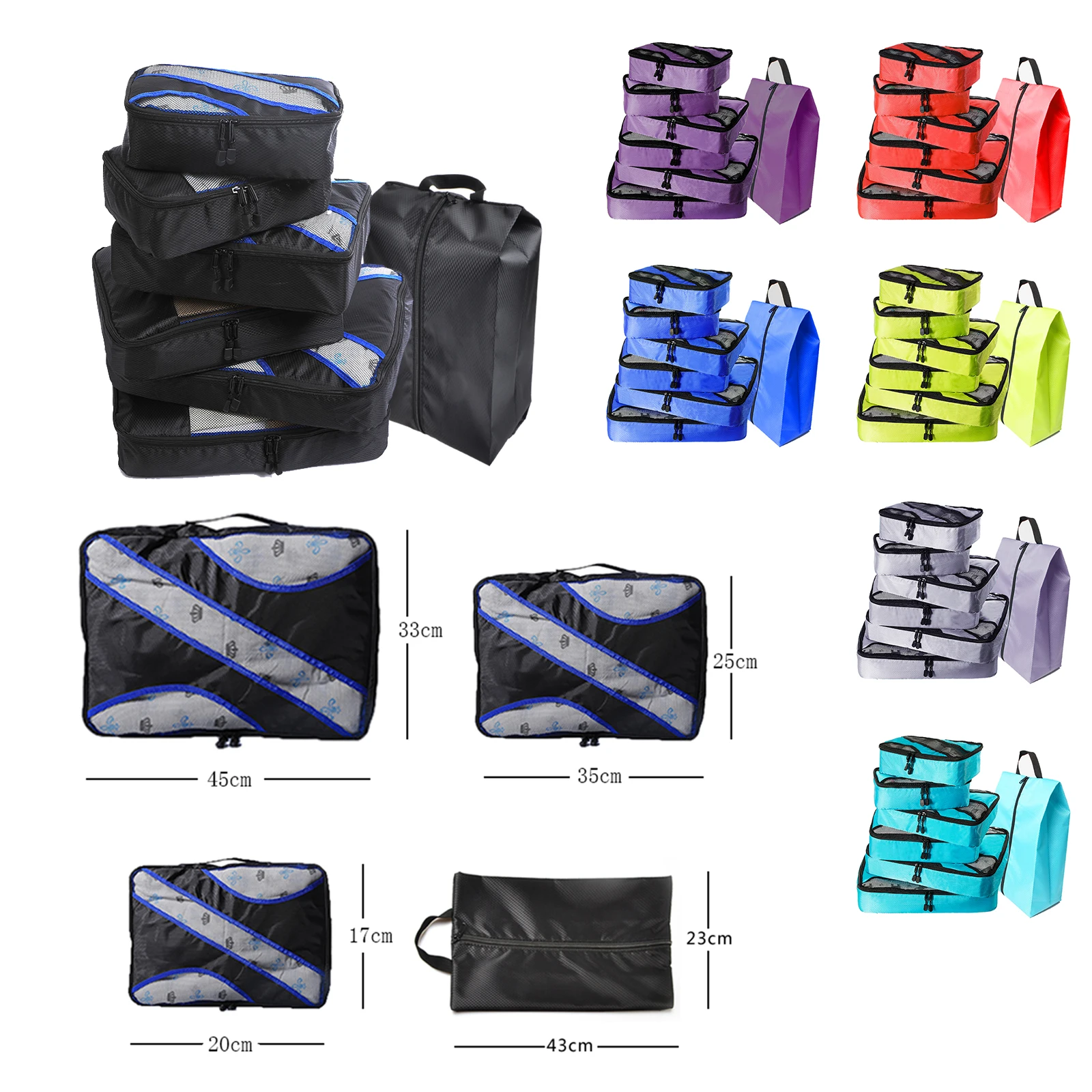 Luggage Packing Cube Nylon/Women/Big/Ladies/Large/Waterproof/Travel