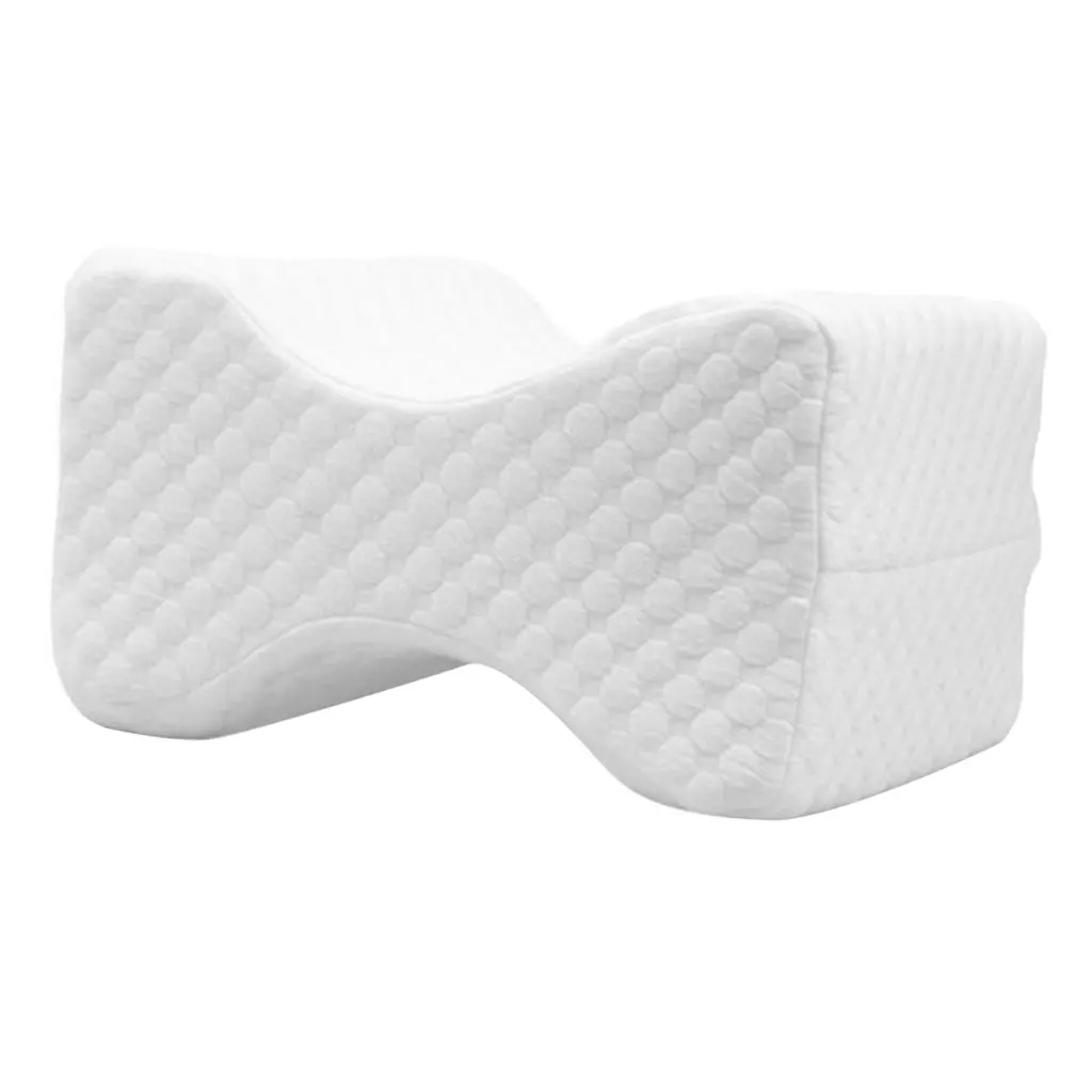Comfort Side Sleeping Knee Pillow Memory Foam Leg Bolster Cushion Orthopedic Knee Pillow Cushion Side Sleep Leg Pillow Wedge