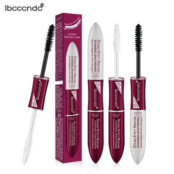 

Double Head 4D Mascara Thick curl Extension Eyelash Quick Dry Waterproof Not blooming Lengthening Mascara Eyes Makeup TSLM1