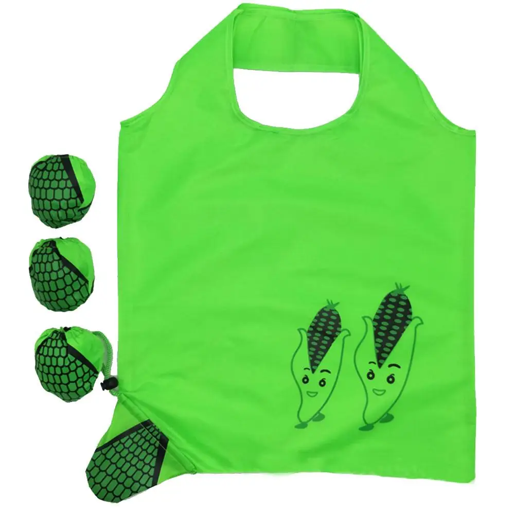 

Reusable Folding Shopping Bag Foldable Green Eco Lightweight Fruit Grocery Bags Large Capacity Storage Pouch Tote Handbags Bag