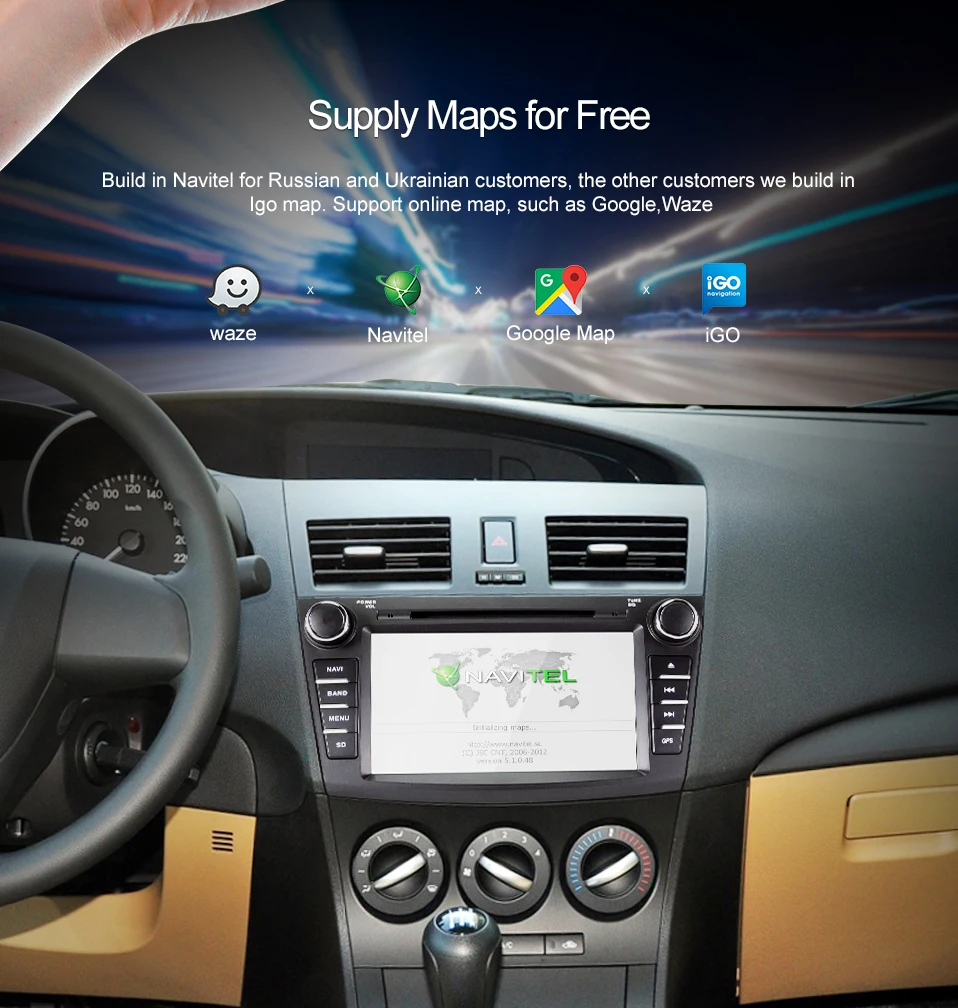 Clearance uniway LXM38090 android 8.1 car dvd for New Mazda 3 car radio navigation 11