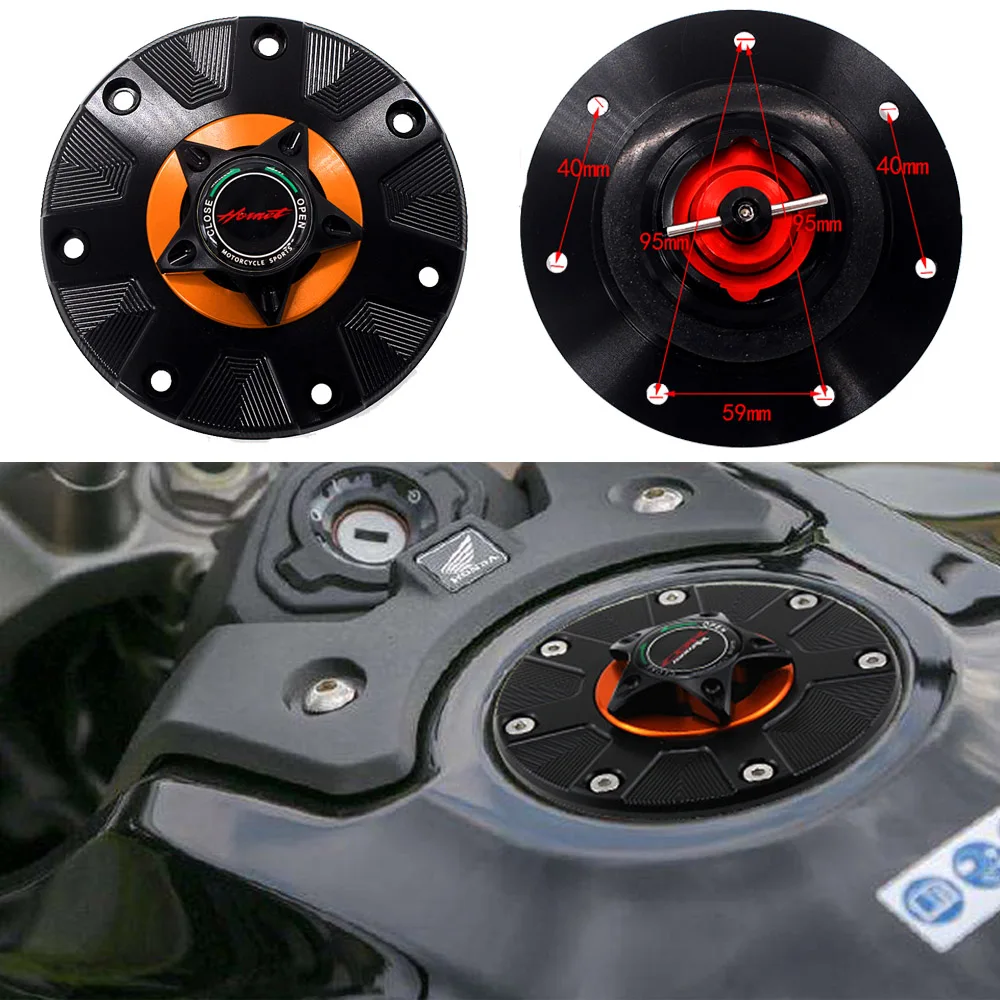 Крышка газового топливного бака для HONDA CB 599 CB 600 98-06 CBR 600 F2.F3. F4.F4i 91-07 Hornet CB919 02-07 быстросъемная крышка мотоцикла