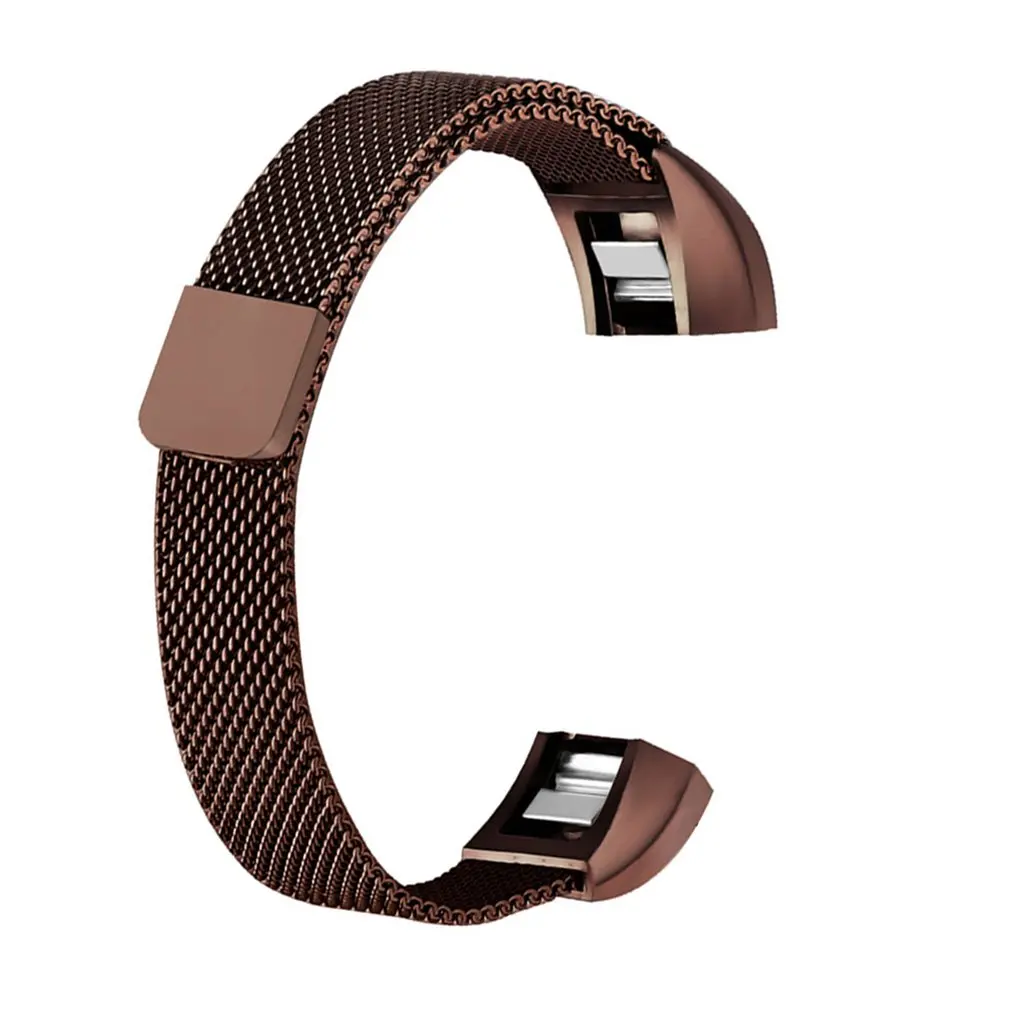 4 Small Одножильный провод из нержавеющей стали, сетка с замком для Fitbit Alta HR магнитный с миланским плетением ремешок из нержавеющей стали - Цвет ремешка: 4 Small