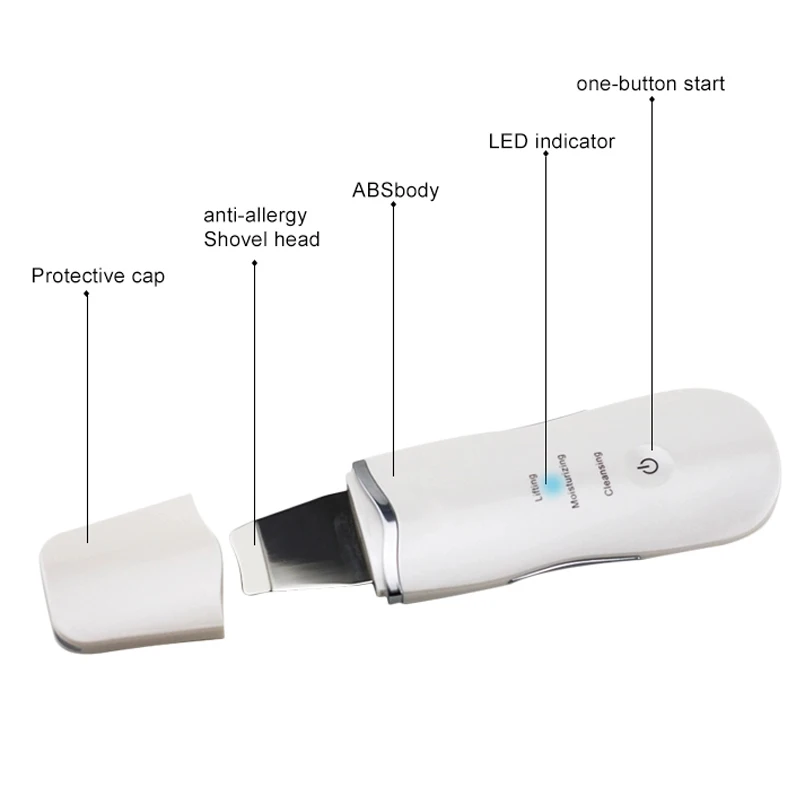 Ultrasonic Skin Scrubber Skin Tag Removal Pimple Remover Tool Suction Blackhead Remover Pimple Extractor Skin Vacuum 1 Ultrasonic Skin Scrubber Skin Tag Removal Pimple Remover Tool Suction Blackhead Remover Pimple Extractor Skin Vacuum 4