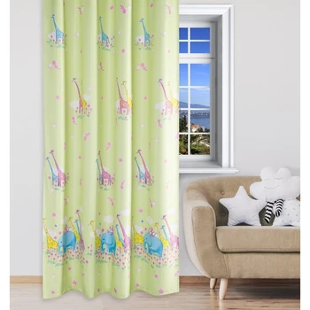 

Curtain Little I "Savannah" without holder pistachio color, 170 × 260 cm, blackout, polyester 100%