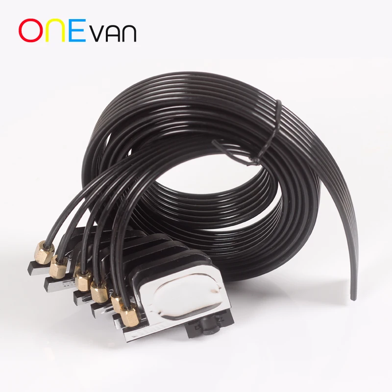 

FOR a3 a4 6 color uv ink tube EPSON R1390 L805 R330 T50 L800 with uv square small damper screw nuts Textile uv ink bottle Jar