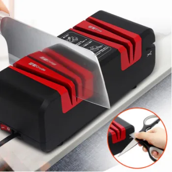 

Multi-function knife sharpener Electric Household fast sharpener automatic knife grinder Kitchen knife grindstone 220V WJ918