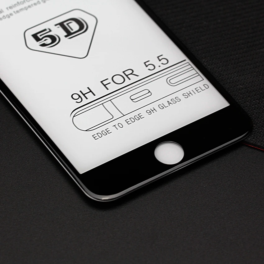 Закаленное 5d стекло с изогнутыми краями и полным покрытием экрана для iPhone 12 11 Pro X