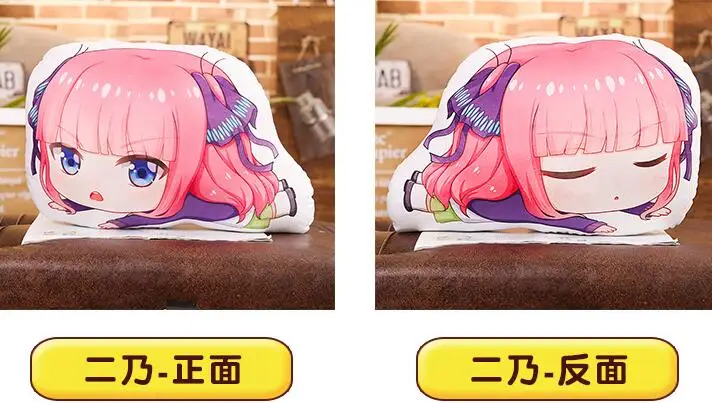 Лиловый Аниме Go-Toubun no Hanayome quintнезаменимые плюшевые игрушки, плюшевая подушка 35-45 см#854 для детей, мальчиков, детский подарок на день рождения - Цвет: Лиловый