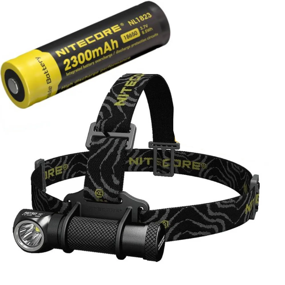 HC30 NL1823 NITECORE HC30 HC30W головной светильник CREE XM-L2 U2 светодиодный Макс 1000ЛМ головной светильник дальность луча 162 М головной светильник наружный налобный фонарь - Испускаемый цвет: HC30 NL1823