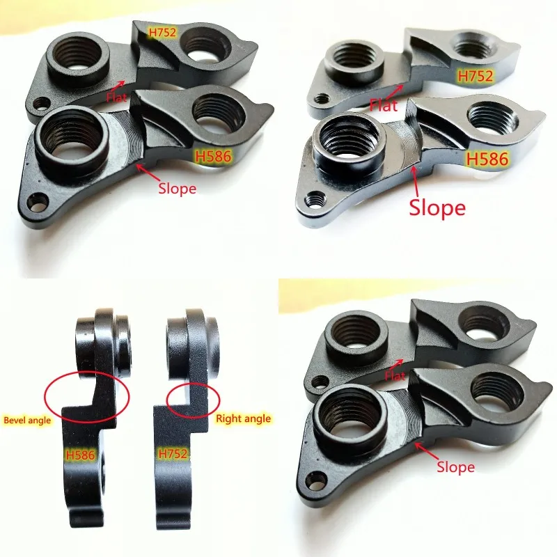 

2pc CNC bicycle Derailleur Hanger For Tideace Vitus ZX1 Onwards Framed Marquette MMR RAKISH KENTA Mech Dropout Carbon Frame Bike